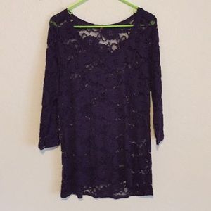 Ruby Ribbon lace shirt